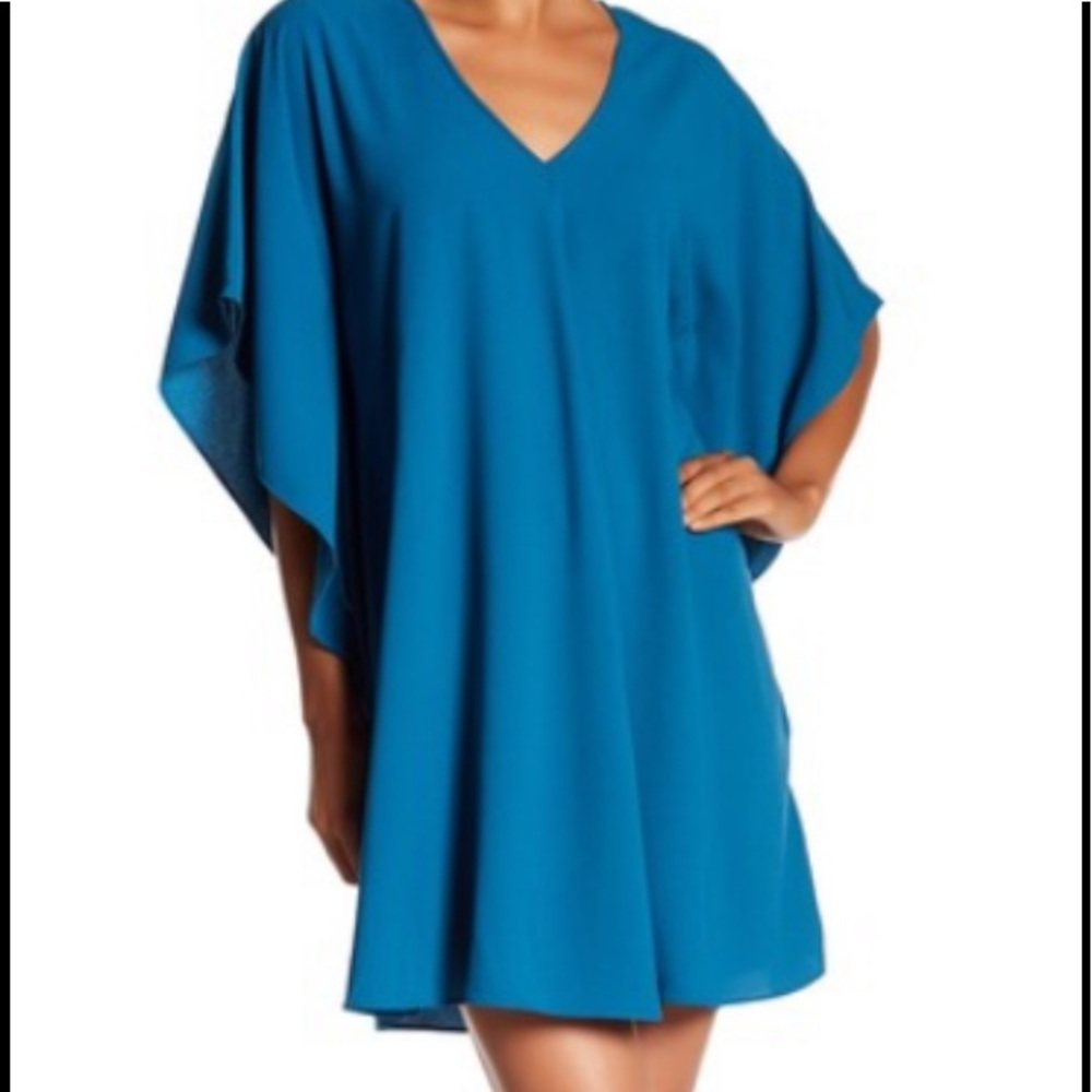 Sharagano Passion Crepe Mini Dress